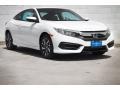 Taffeta White 2017 Honda Civic LX Coupe