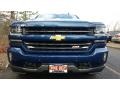 2017 Deep Ocean Blue Metallic Chevrolet Silverado 1500 LTZ Crew Cab 4x4  photo #2