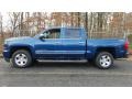 2017 Deep Ocean Blue Metallic Chevrolet Silverado 1500 LTZ Crew Cab 4x4  photo #3