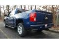 2017 Deep Ocean Blue Metallic Chevrolet Silverado 1500 LTZ Crew Cab 4x4  photo #4
