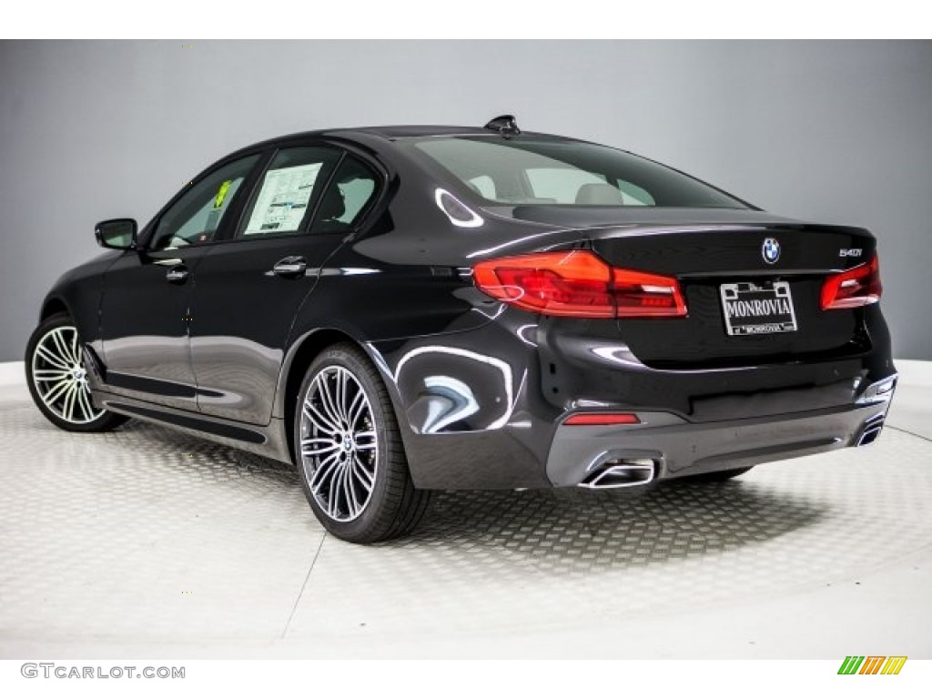 2017 5 Series 540i Sedan - Black Sapphire Metallic / Black photo #3