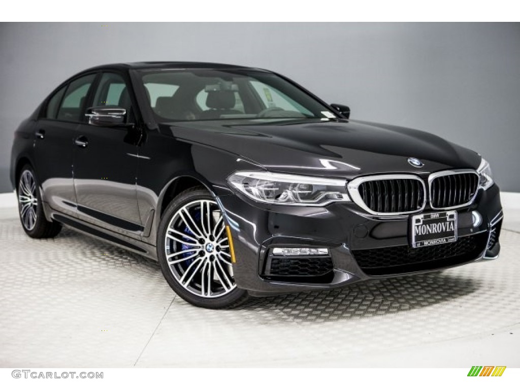 Black Sapphire Metallic 2017 BMW 5 Series 540i Sedan Exterior Photo #119763631