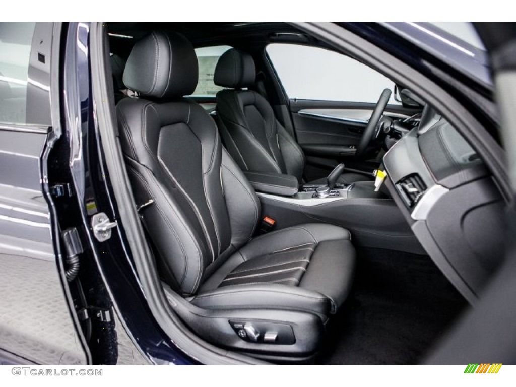 2017 5 Series 540i Sedan - Carbon Black Metallic / Black photo #2