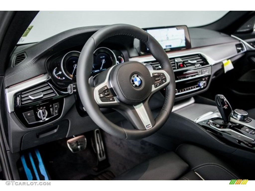 2017 5 Series 540i Sedan - Carbon Black Metallic / Black photo #5