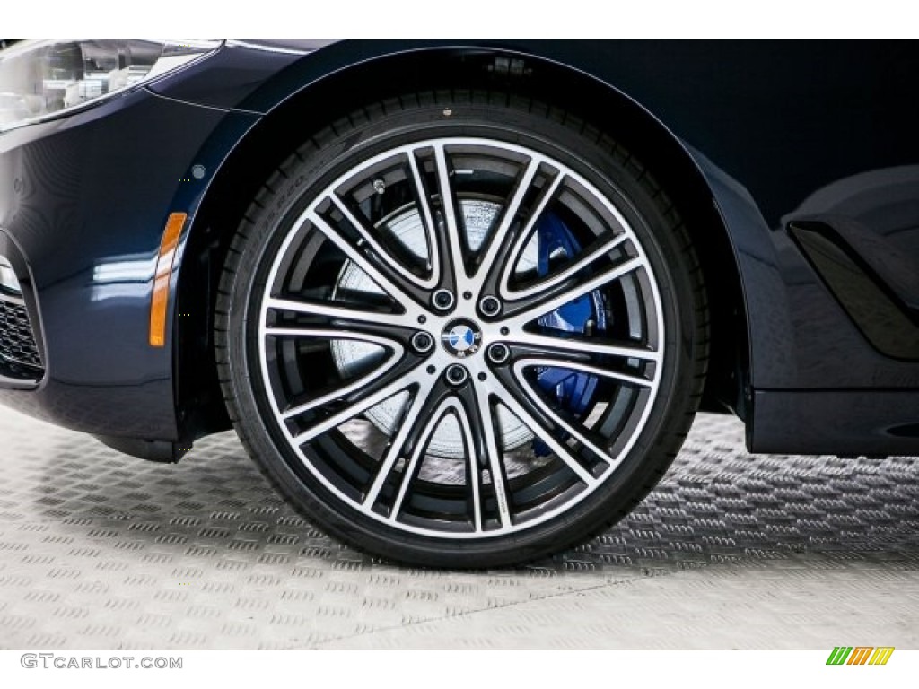 2017 5 Series 540i Sedan - Carbon Black Metallic / Black photo #9