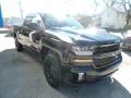 2017 Black Chevrolet Silverado 1500 LT Double Cab 4x4  photo #3