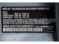  2017 5 Series 530i Sedan Bluestone Metallic Color Code C2Y