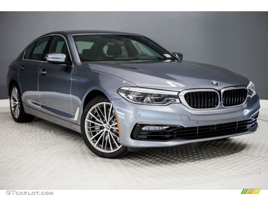 Bluestone Metallic 2017 BMW 5 Series 530i Sedan Exterior Photo #119763982