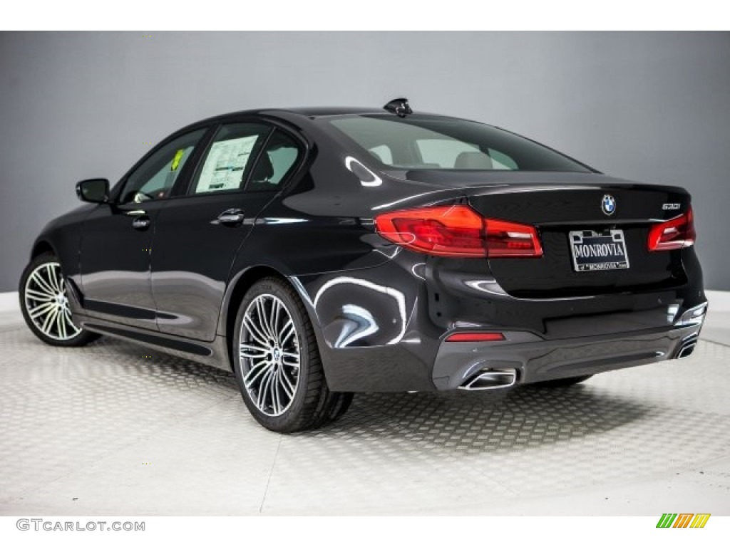 2017 5 Series 530i Sedan - Black Sapphire Metallic / Black photo #3