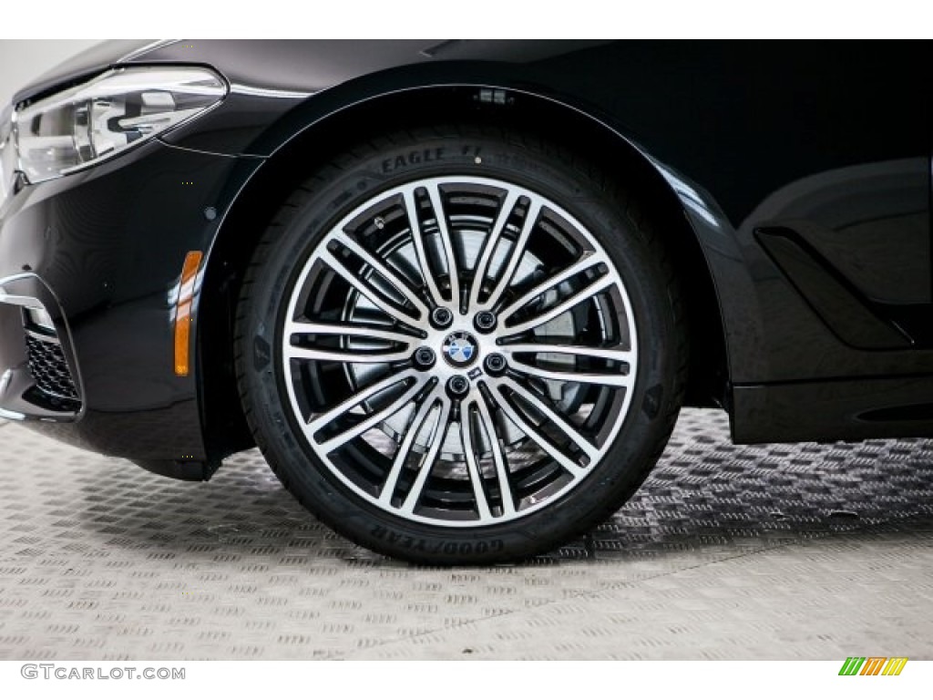 2017 5 Series 530i Sedan - Black Sapphire Metallic / Black photo #9