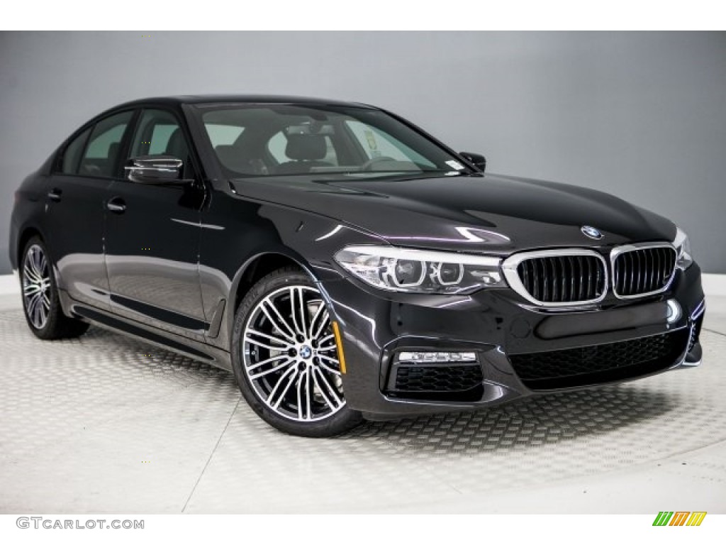 2017 5 Series 530i Sedan - Black Sapphire Metallic / Black photo #12