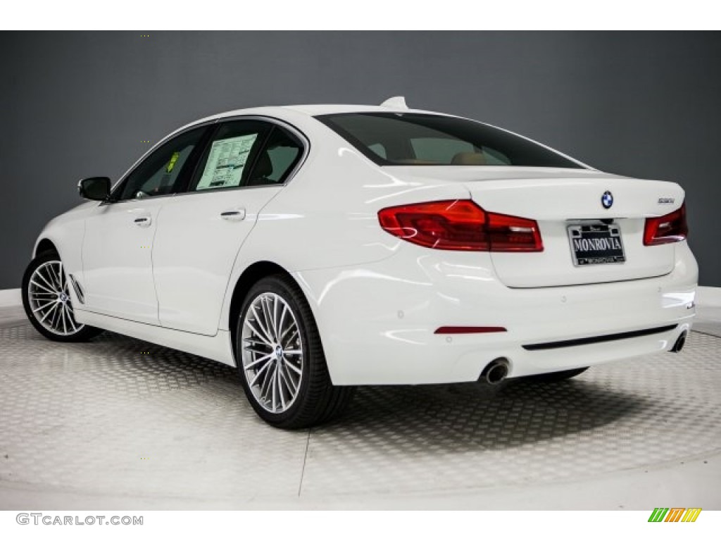 2017 5 Series 530i Sedan - Alpine White / Cognac photo #3