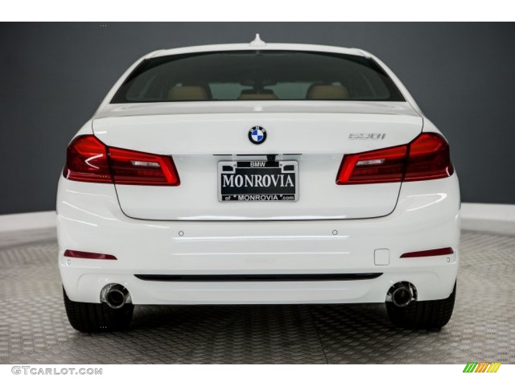 2017 5 Series 530i Sedan - Alpine White / Cognac photo #4