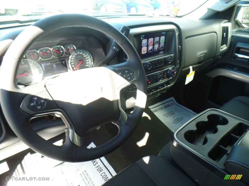 2017 Silverado 1500 LT Double Cab 4x4 - Black / Jet Black photo #20