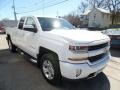 2017 Summit White Chevrolet Silverado 1500 LT Double Cab 4x4  photo #3