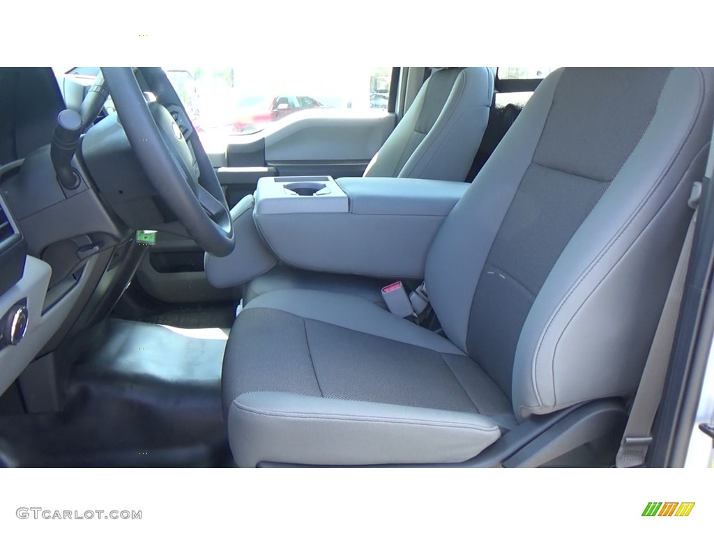 2017 F150 XL Regular Cab 4x4 - Ingot Silver / Earth Gray photo #12