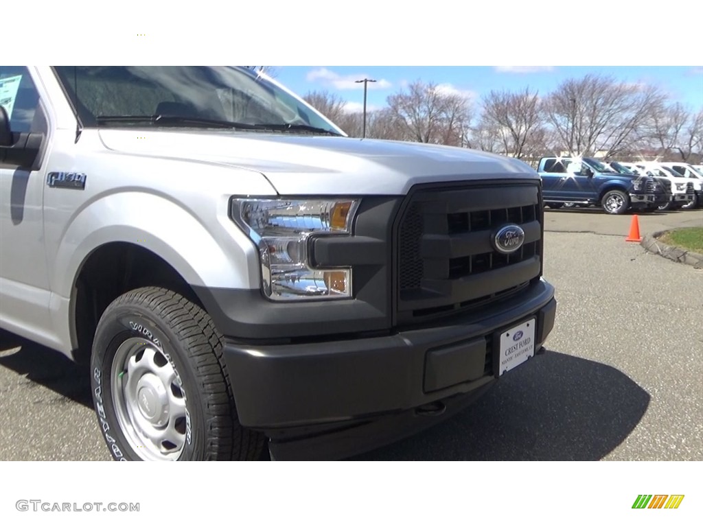 2017 F150 XL Regular Cab 4x4 - Ingot Silver / Earth Gray photo #24