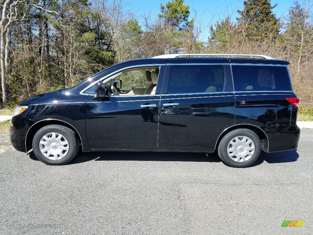 2012 Quest 3.5 S - Super Black / Beige photo #2
