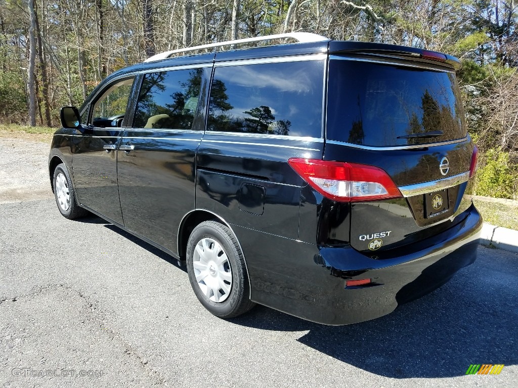 2012 Quest 3.5 S - Super Black / Beige photo #3