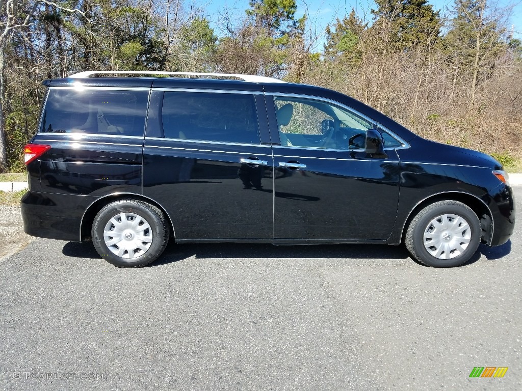 2012 Quest 3.5 S - Super Black / Beige photo #6