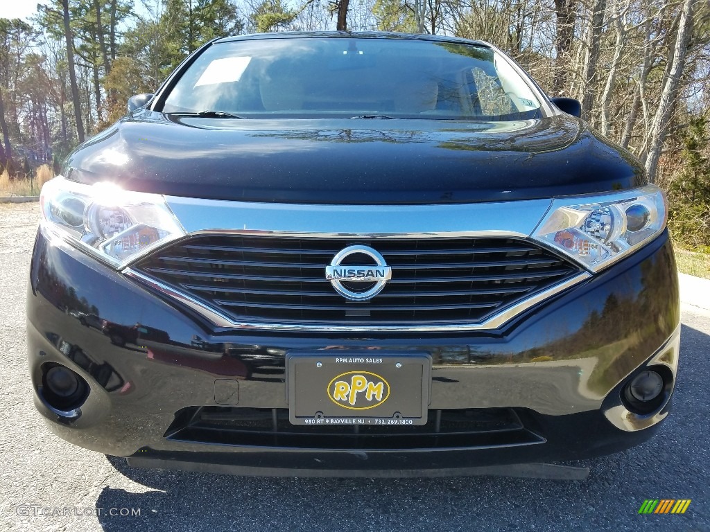 2012 Quest 3.5 S - Super Black / Beige photo #8