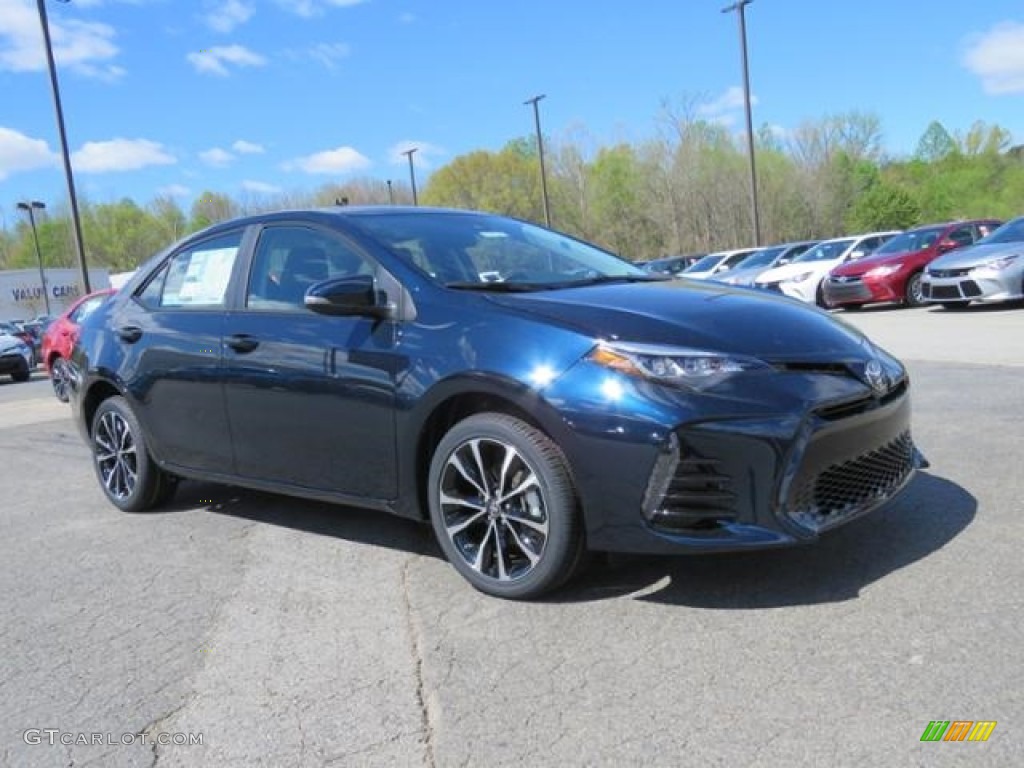 2017 Corolla SE - Galactic Aqua Mica / Black photo #1