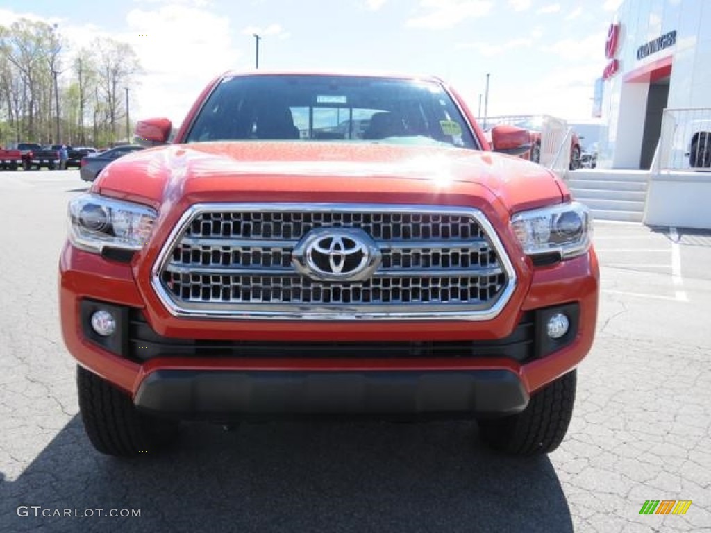 2017 Tacoma TRD Off Road Double Cab 4x4 - Inferno Orange / TRD Black/Orange photo #2