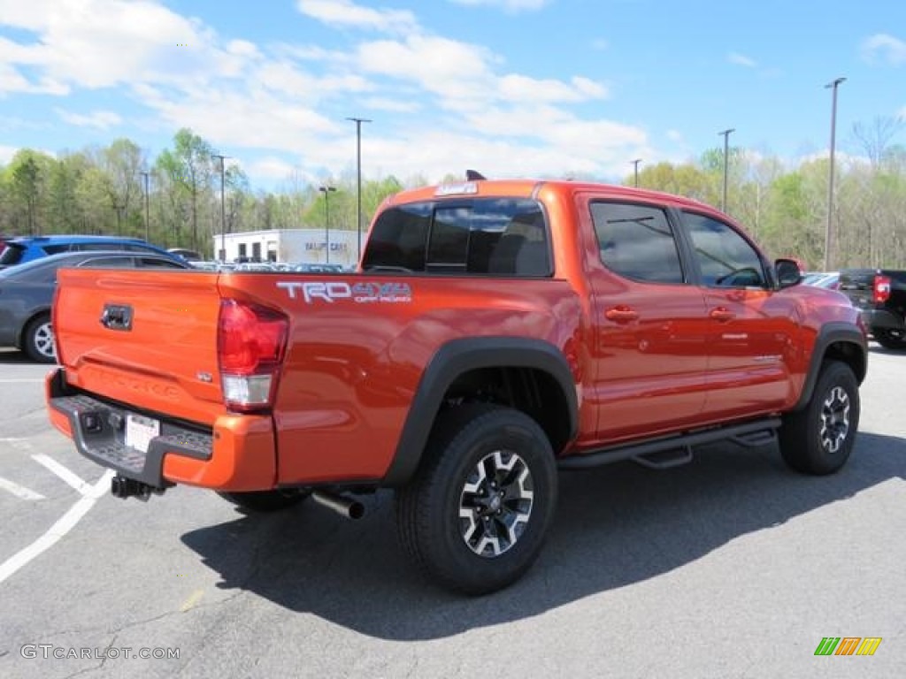 2017 Tacoma TRD Off Road Double Cab 4x4 - Inferno Orange / TRD Black/Orange photo #25