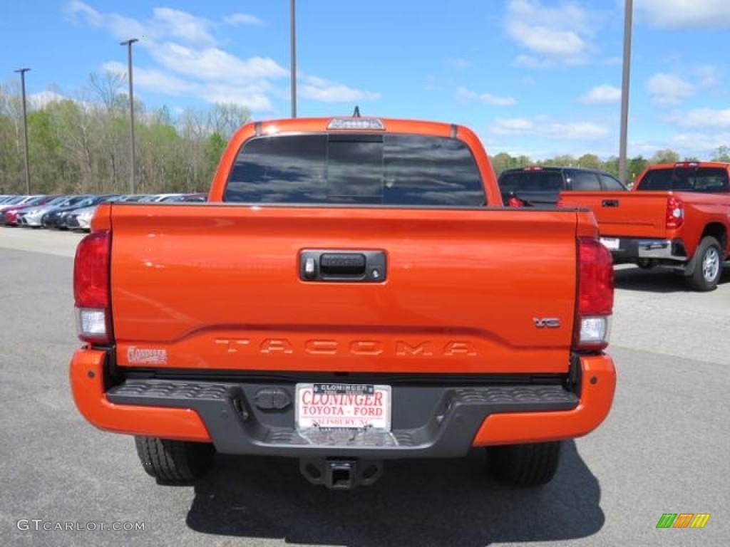 2017 Tacoma TRD Off Road Double Cab 4x4 - Inferno Orange / TRD Black/Orange photo #26
