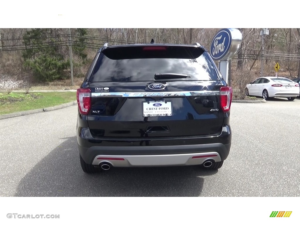 2017 Explorer XLT 4WD - Shadow Black / Ebony Black photo #6