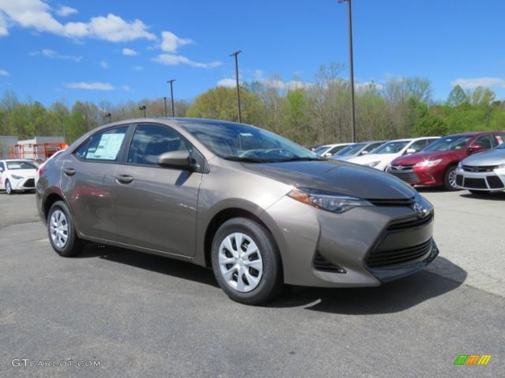 2017 Corolla LE Eco - Falcon Gray Metallic / Black photo #1