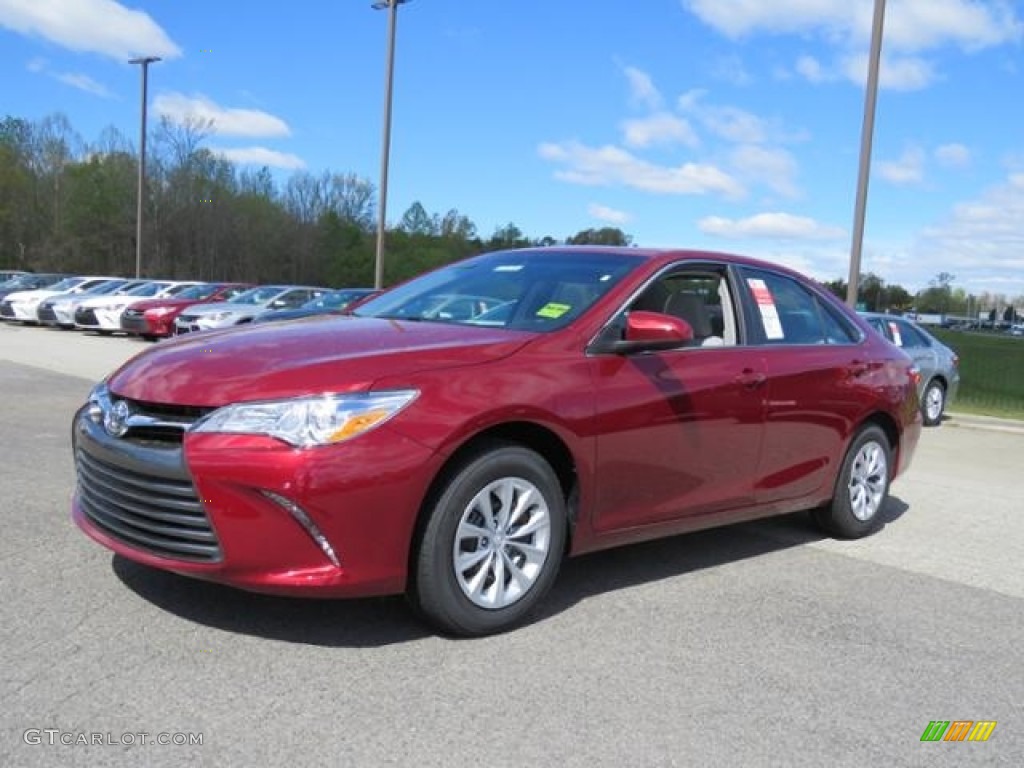 Ruby Flare Pearl 2017 Toyota Camry LE Exterior Photo #119770081