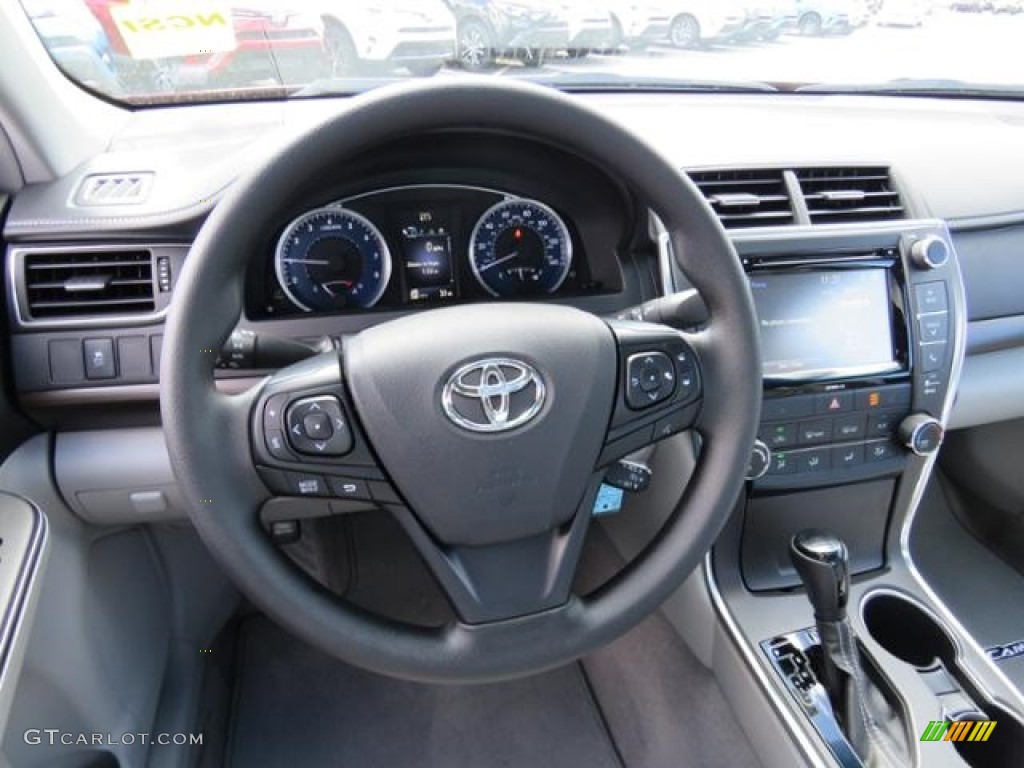 2017 Toyota Camry LE Black Dashboard Photo #119770110