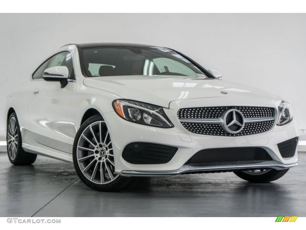 Polar White 2017 Mercedes-Benz C 300 Coupe Exterior Photo #119770970