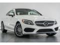 Polar White 2017 Mercedes-Benz C 300 Coupe Exterior