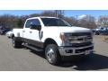 2017 Oxford White Ford F350 Super Duty Lariat Crew Cab 4x4  photo #1