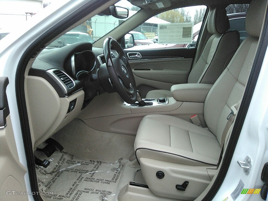 2017 Grand Cherokee Overland 4x4 - Ivory Tri-Coat / Brown/Light Frost Beige photo #4