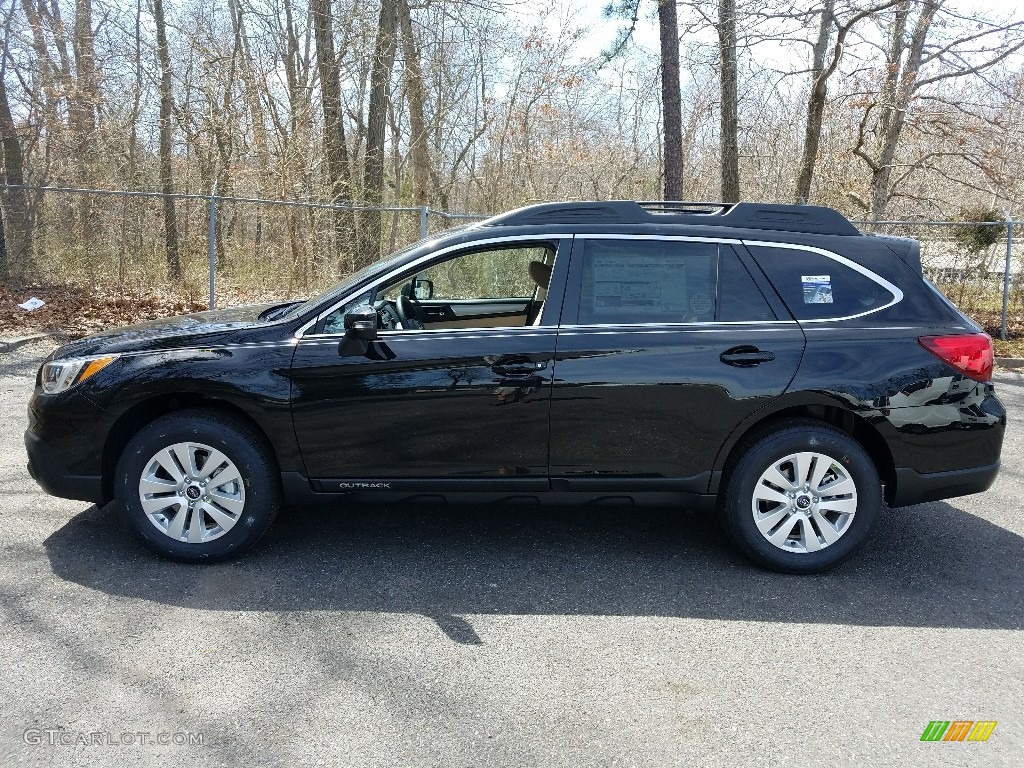 Crystal Black Silica 2017 Subaru Outback 2.5i Premium Exterior Photo #119772205