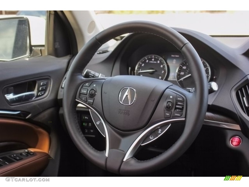 2017 MDX Advance SH-AWD - White Diamond Pearl / Espresso photo #33