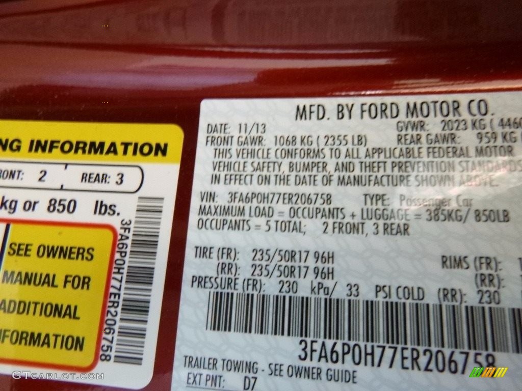 2014 Fusion SE - Sunset / Dune photo #11