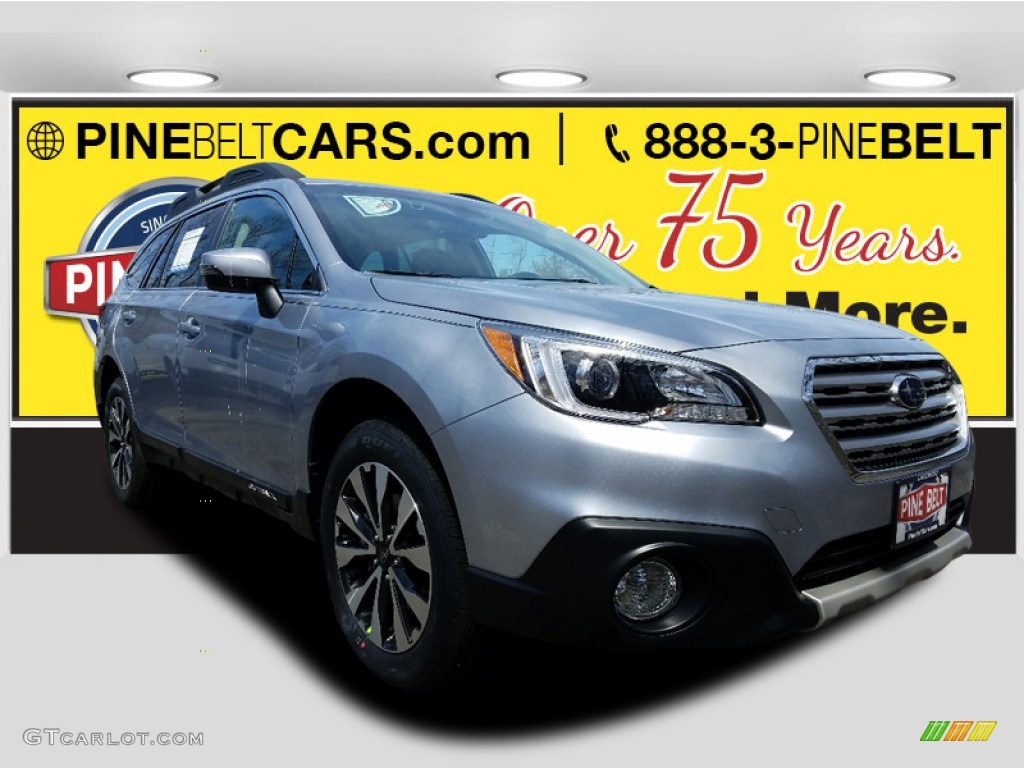 2017 Outback 2.5i Limited - Ice Silver Metallic / Slate Black photo #1