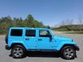 Chief Blue 2017 Jeep Wrangler Unlimited Sahara 4x4 Exterior