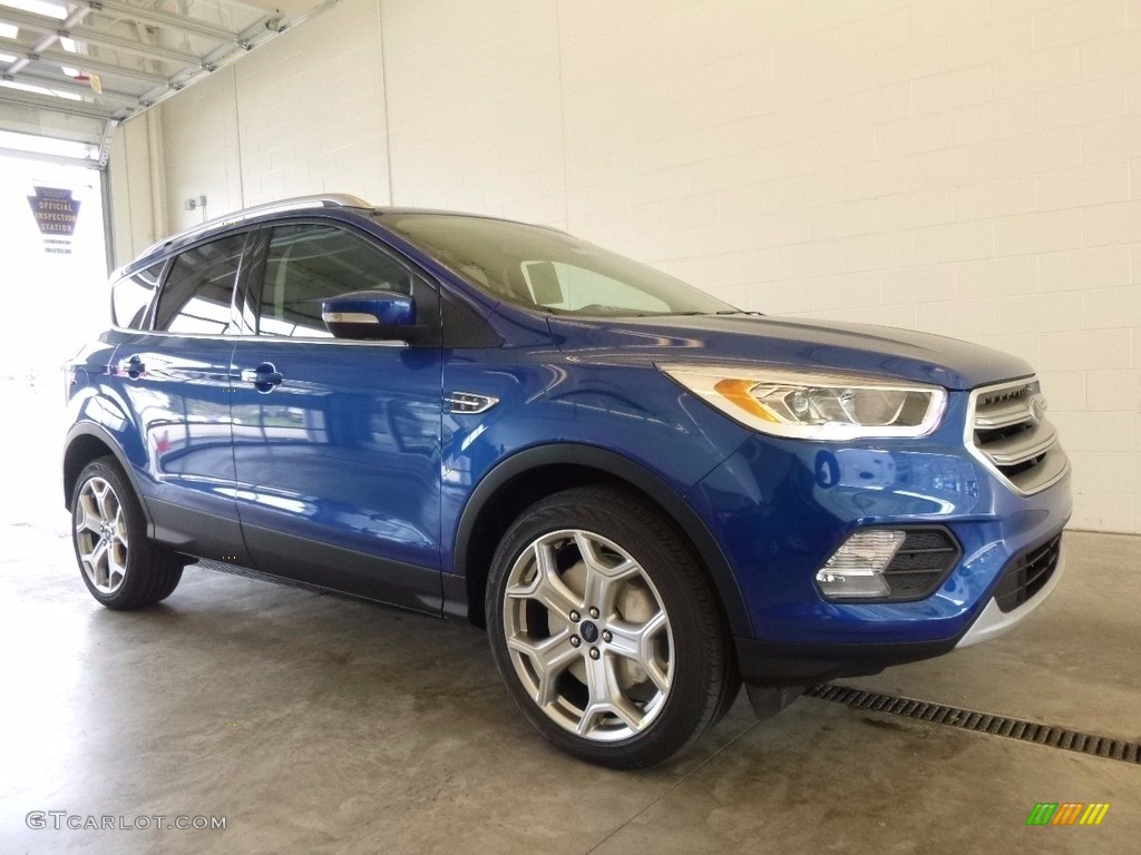 Lightning Blue Ford Escape