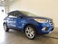 2017 Lightning Blue Ford Escape Titanium 4WD  photo #1