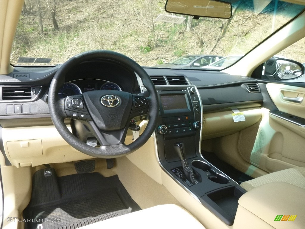 Almond Interior 2017 Toyota Camry LE Photo #119779966