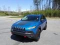 Hydro Blue Pearl - Cherokee Trailhawk 4x4 Photo No. 2