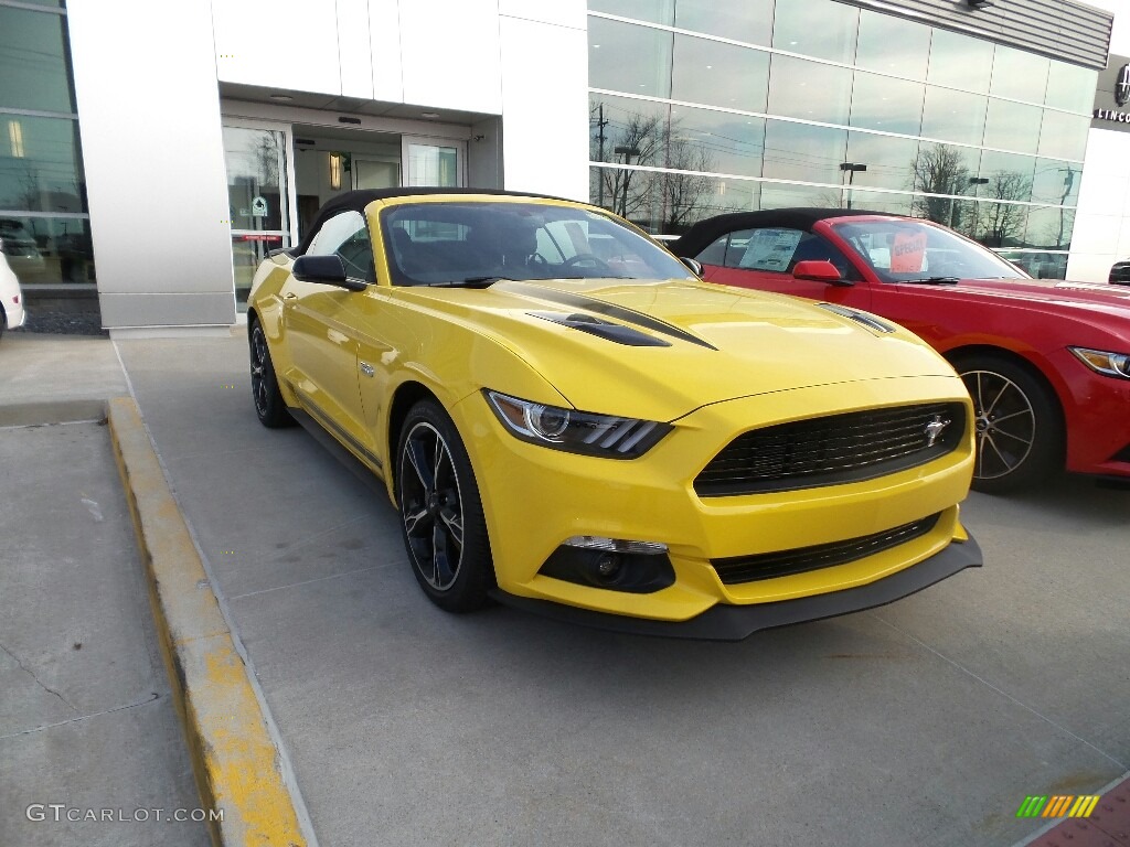 Triple Yellow Ford Mustang