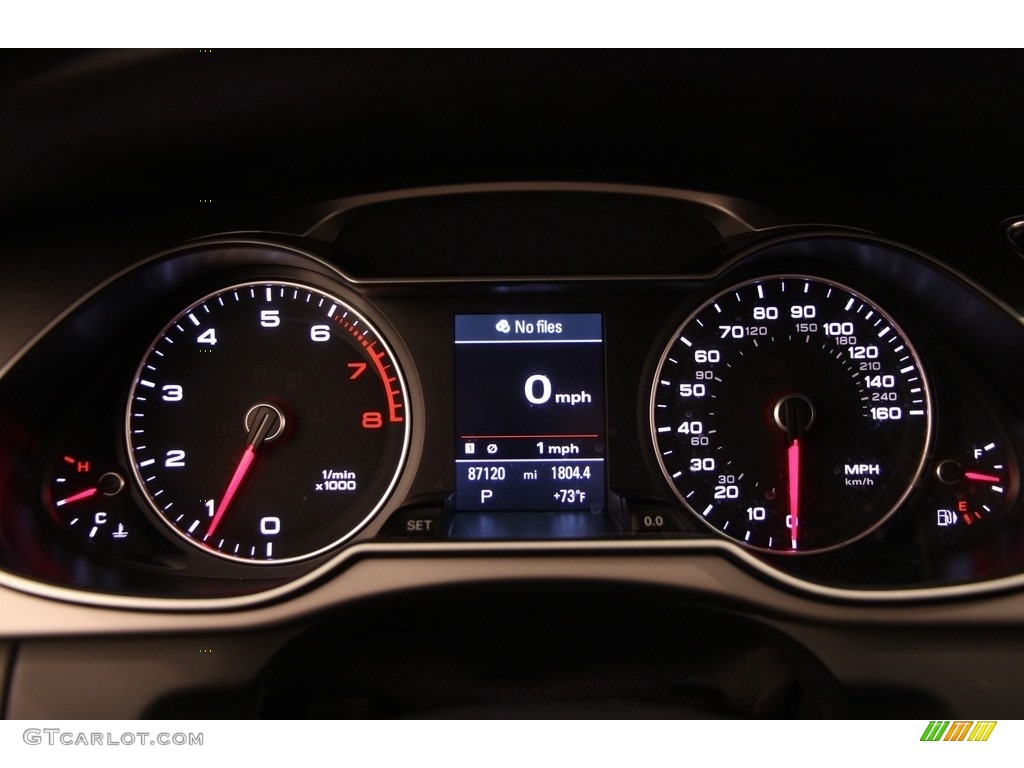 2014 A4 2.0T quattro Sedan - Moonlight Blue Metallic / Chestnut Brown/Black photo #10