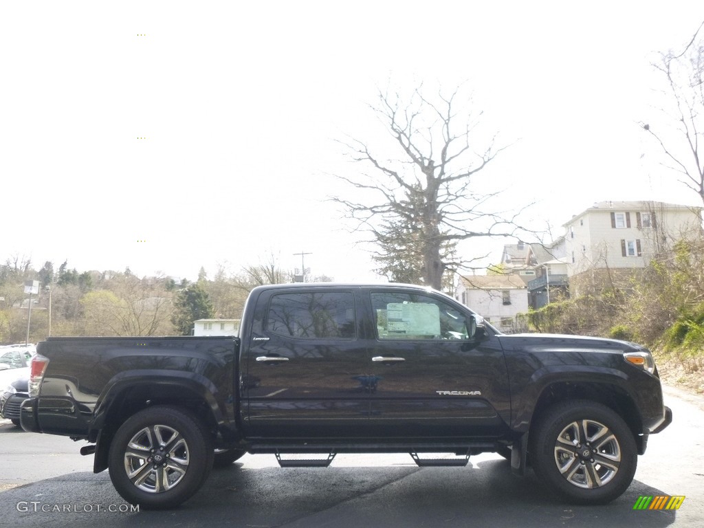 Black 2017 Toyota Tacoma Limited Double Cab 4x4 Exterior Photo #119781487