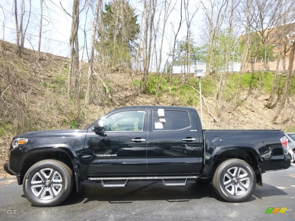 Black 2017 Toyota Tacoma Limited Double Cab 4x4 Exterior Photo #119781529